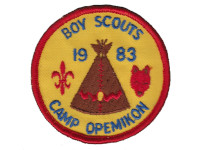 Click to enlarge 1983 Camp Opemikon